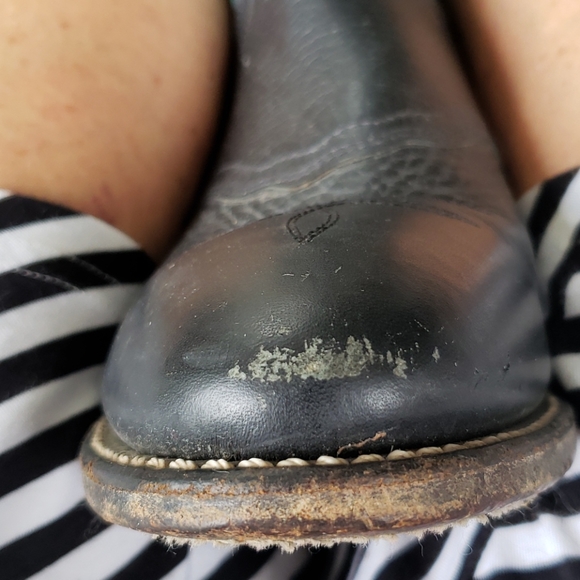 Quality Made Leather Double H Boots - Picture 6 of 8